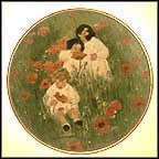 Among The Poppies Collector Plate by Jessie Willcox Smith MAIN