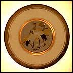 New Year's Day - Pine And Crane Collector Plate by Shuho And Senkin Kage MAIN