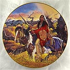 Crazy Horse Collector Plate by Michael Gentry MAIN
