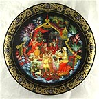 The Feast of the Holiday Collector Plate by Vladimir Dezerin MAIN