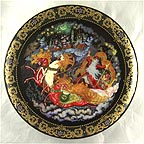 The Return of Father Christmas  Collector Plate by Vladimir Dezerin MAIN