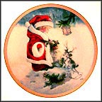 Santa's Littlest Reindeer Collector Plate by Lisi Martin MAIN