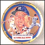 16 Time All Star Collector Plate by Robert Tanenbaum MAIN