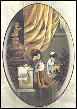 The Pharisee And The Publican Collector Plate by Sam Butcher MAIN
