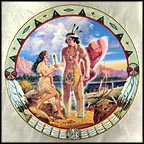 Feather Woman Collector Plate by Alessandro Biffignandi MAIN