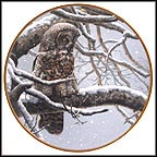 Snowy Watch Collector Plate by John Seerey-Lester MAIN