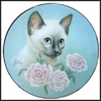 Siamese Summer Collector Plate by Bob Harrison MAIN