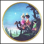 They Followed The Star Collector Plate by Sam Butcher MAIN