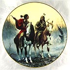 Village Markers Collector Plate by Chuck DeHaan MAIN