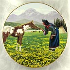Gentle Beauty Collector Plate by David Wright MAIN