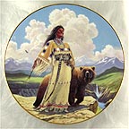 Noble Beauty Collector Plate by David Wright MAIN
