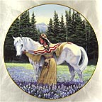 Spring Maiden Collector Plate by David Wright MAIN