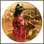 Out With Mama's Flock Collector Plate by Ray Swanson MAIN