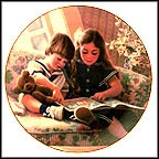 Eric And Erin's Storytime Collector Plate by Donna Green MAIN
