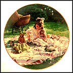 Jessica's Tea Party Collector Plate by Donna Green MAIN