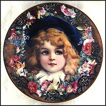 Bonnie Blue Eyes Collector Plate by John Grossman MAIN