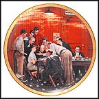 Jury Room Collector Plate by Norman Rockwell MAIN