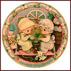 Friendship Hits The Spot Collector Plate by Sam Butcher MAIN