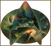 Klingon Defense Force Collector Plate by Bob Eggleton MAIN