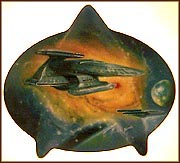 Searching The Galaxy Collector Plate by Bob Eggleton MAIN