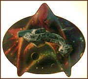 Unexpected Confrontation Collector Plate by Bob Eggleton MAIN