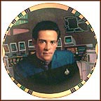 Doctor Julian Bashir Collector Plate by Morgan Weistling MAIN