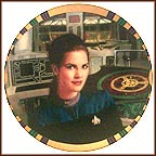 Lieutenant Jadzia Dax Collector Plate by Morgan Weistling MAIN