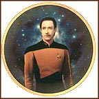 Lieutenant Commander Data Collector Plate by Thomas Blackshear MAIN