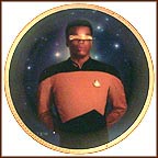 Lieutenant Commander Geordi La Forge Collector Plate by Thomas Blackshear MAIN