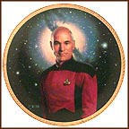 Captain Jean - Luc Picard Collector Plate by Thomas Blackshear MAIN