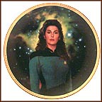 Counselor Deanna Troi Collector Plate by Thomas Blackshear MAIN