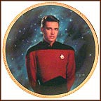 Ensign Wesley Crusher Collector Plate by Thomas Blackshear MAIN