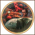 Gul Dukat And The Cardassian Galor Warship Collector Plate by Keith Birdsong MAIN