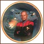 Captain Sisko And The USS Defiant Collector Plate by Keith Birdsong MAIN