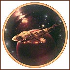 Cardassian Galor Warship Collector Plate by Keith Birdsong MAIN
