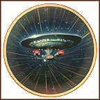 USS Enterprise NCC-1701-D Collector Plate by Keith Birdsong MAIN