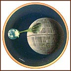 Death Star Collector Plate by Sonia Hillios MAIN