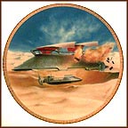 Jabba's Sail Barge Collector Plate by Sonia Hillios MAIN