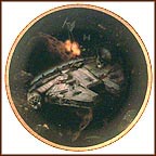 The Millennium Falcon Collector Plate by Sonia Hillios MAIN