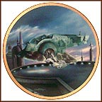 The Slave I Collector Plate by Sonia Hillios MAIN