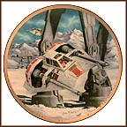 Snow Speeders Collector Plate by Sonia Hillios MAIN