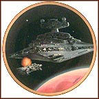 Star Destroyer Collector Plate by Sonia Hillios MAIN