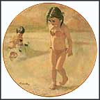 Little Beachcombers Collector Plate by Thornton Utz MAIN
