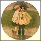 A Stolen Kiss Collector Plate by Thornton Utz MAIN