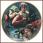 The Empire Strikes Back Collector Plate by Morgan Weistling MAIN