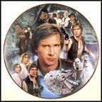 Han Solo Collector Plate by Keith Birdsong MAIN