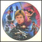 Luke Skywalker Collector Plate by Keith Birdsong MAIN