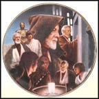 Obi-Wan Kenobi Collector Plate by Keith Birdsong MAIN
