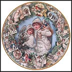 Christmas Angels Collector Plate by John Grossman MAIN