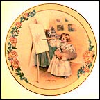 Little Masterpiece Collector Plate by Maud Humphrey Bogart MAIN